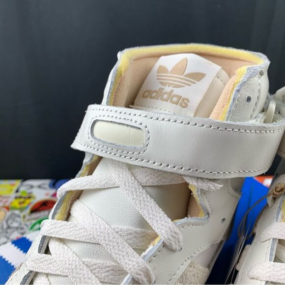 Adidas Forum 84 High Tops Neutral Tan Mens And Womens Size - Picture 7 of 16